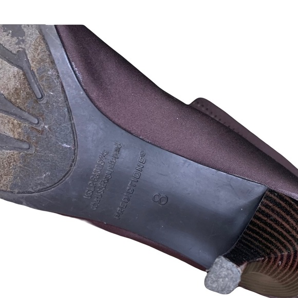 Preditions SOCK HEEL IN DEEP PURPLE/BROWN SIZE 8 - Picture 6 of 10